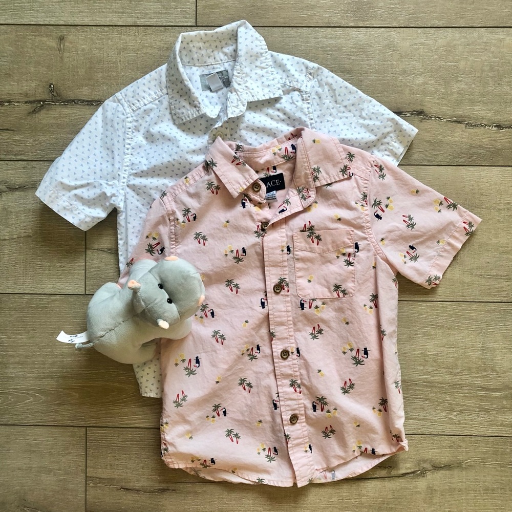 Boys’ Button Down Shirt; short sleeve